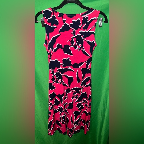 Leota Pink and Blue Floral Dress size XS - Picture 4 of 7